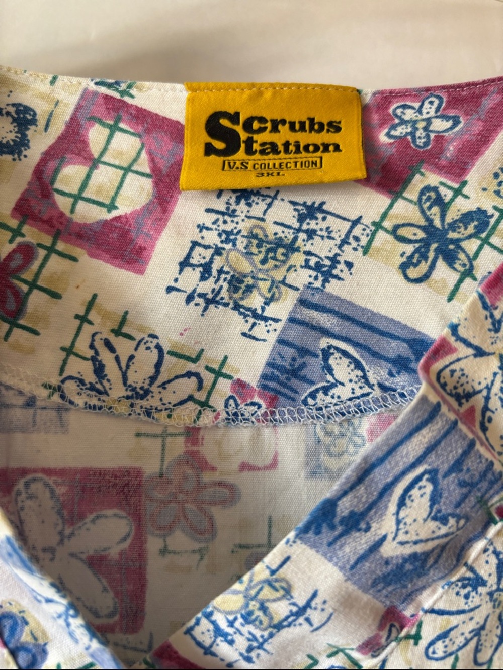Plus Size Scrub Top - Picture 2 of 7